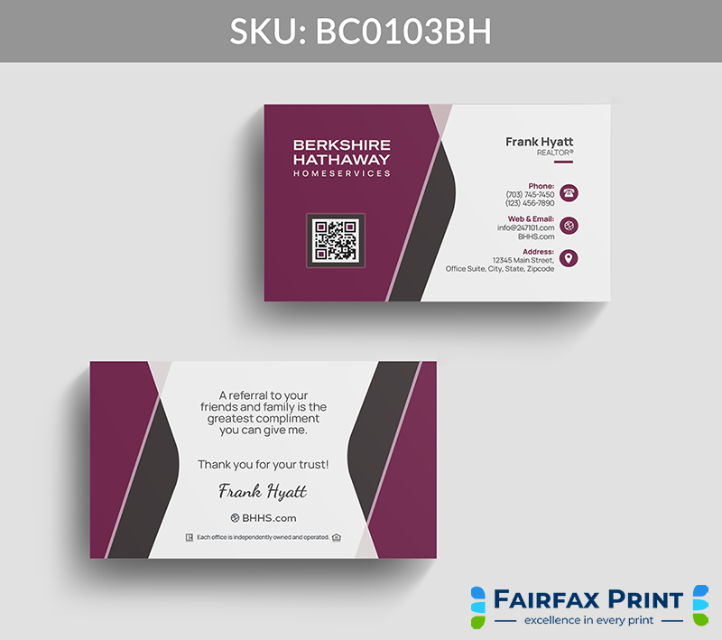 Realtors Fairfax Print for Berkshire Hathaway - BC0103BH - Style 22