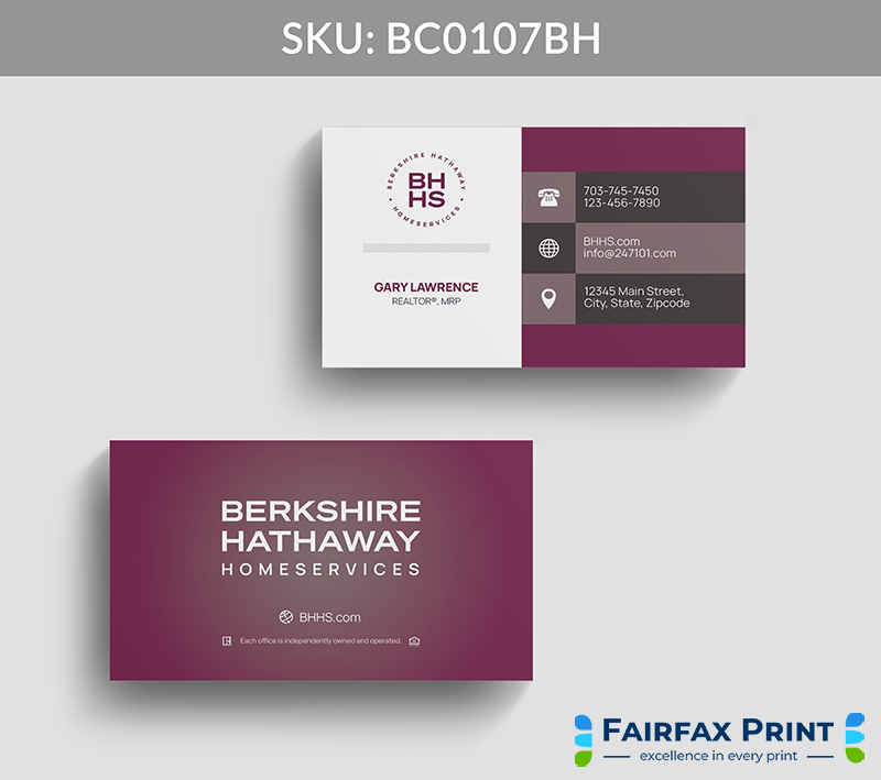 Realtors Fairfax Print for Berkshire Hathaway - BC0107BH - Style 22