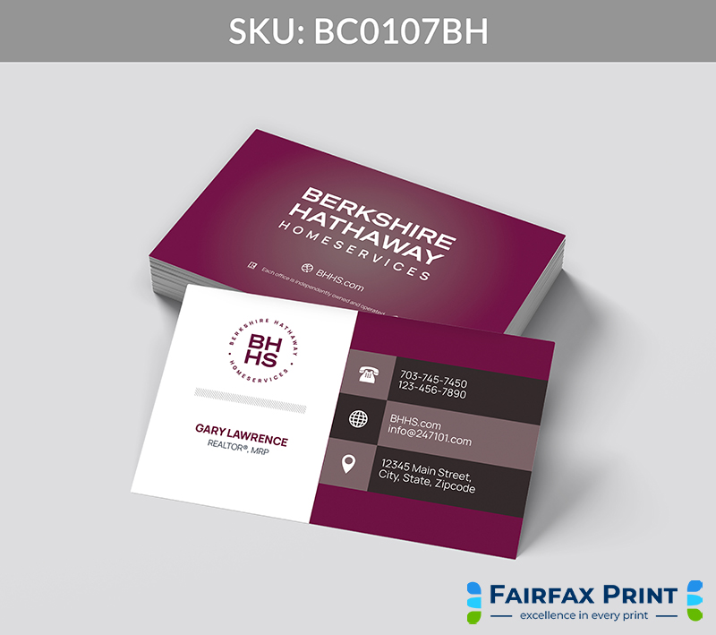 Realtors Fairfax Print for Berkshire Hathaway - BC0107BH - Style 2