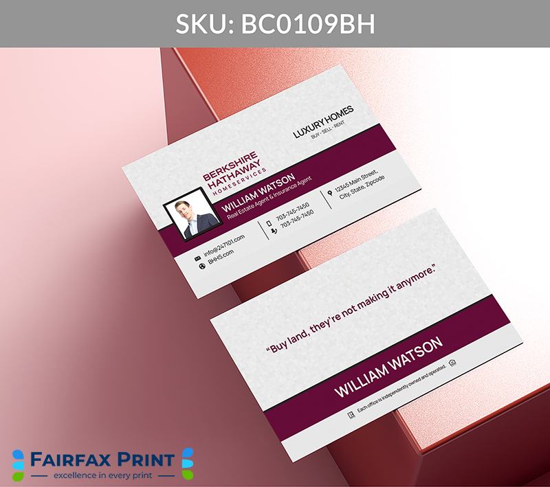 Realtors Fairfax Print for Berkshire Hathaway - BC0109BH - Style 5
