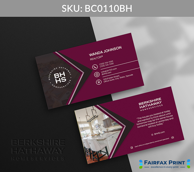 Realtors Fairfax Print for Berkshire Hathaway - BC0110BH - Style 12