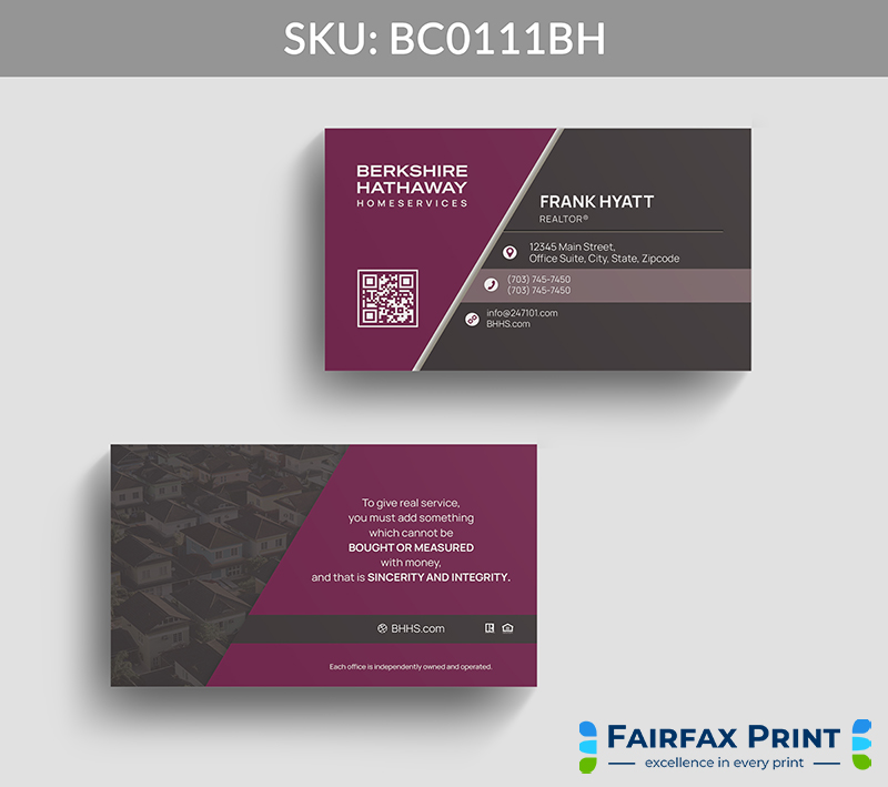 Realtors Fairfax Print for Berkshire Hathaway - BC0111BH - Style 22