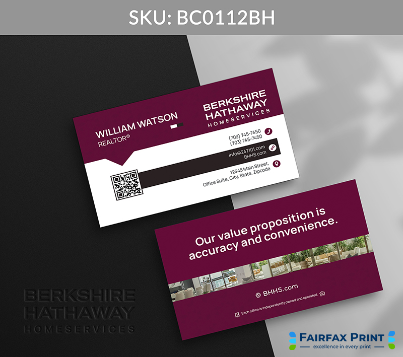 Realtors Fairfax Print for Berkshire Hathaway - BC0112BH - Style 12