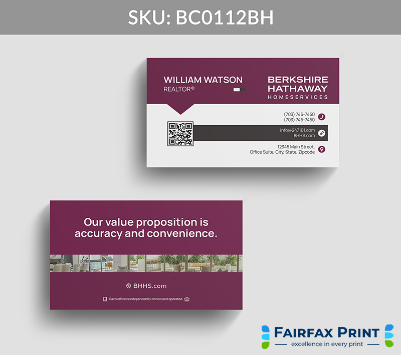 Realtors Fairfax Print for Berkshire Hathaway - BC0112BH - Style 22