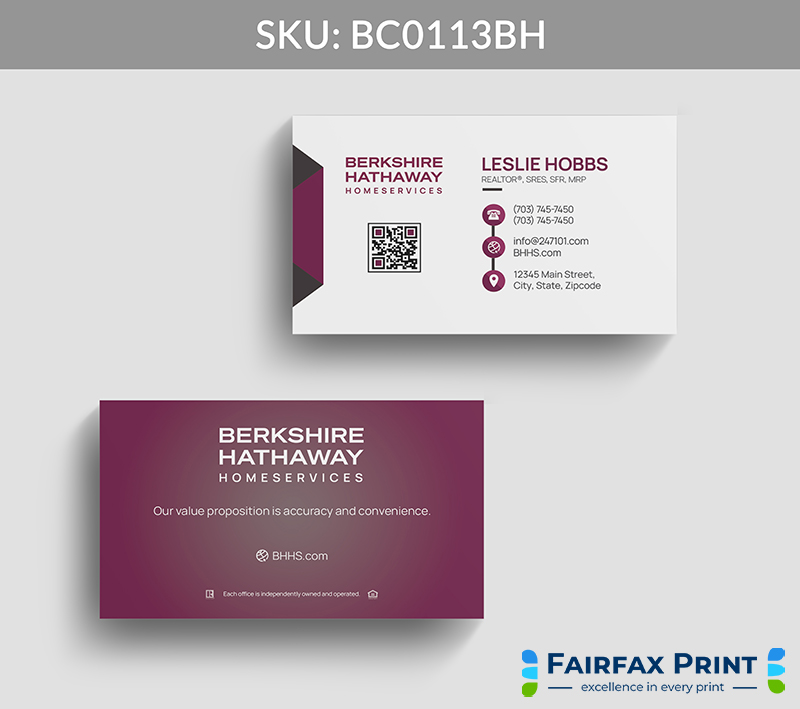 Realtors Fairfax Print for Berkshire Hathaway - BC0113BH - Style 22