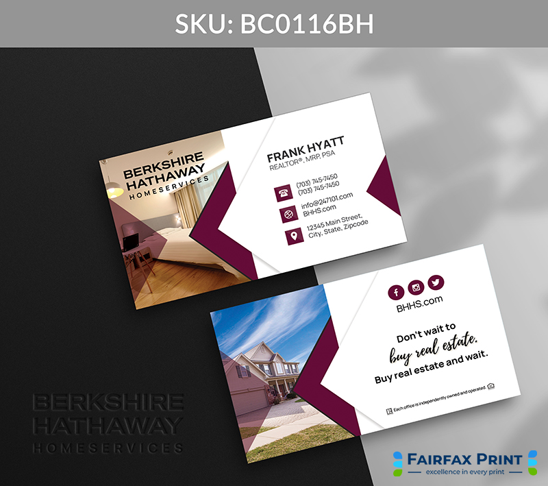 Realtors Fairfax Print for Berkshire Hathaway - BC0116BH - Style 12