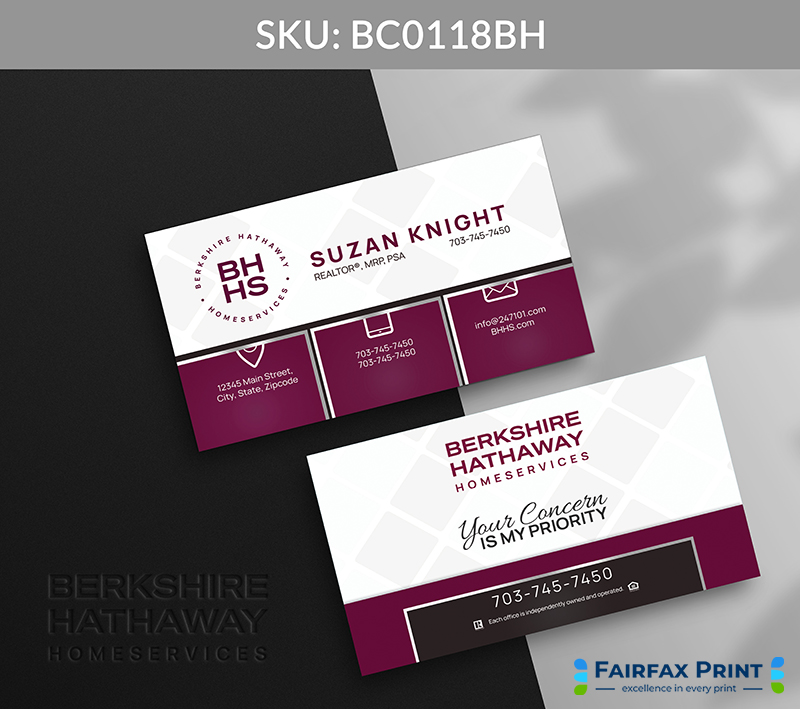 Realtors Fairfax Print for Berkshire Hathaway - BC0118BH - Style 12