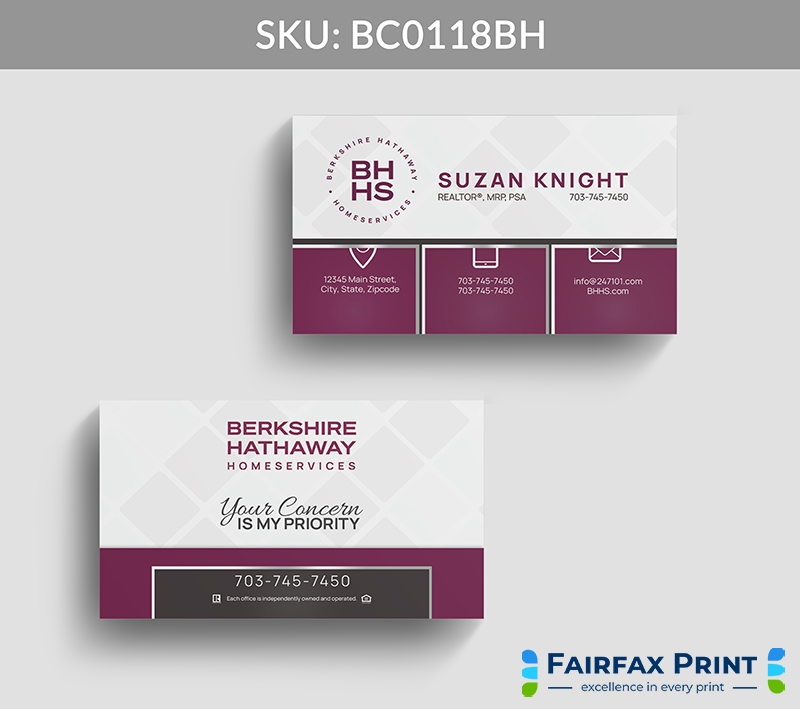 Realtors Fairfax Print for Berkshire Hathaway - BC0118BH - Style 22