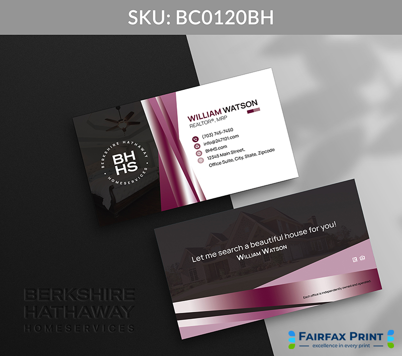 Realtors Fairfax Print for Berkshire Hathaway - BC0120BH - Style 12