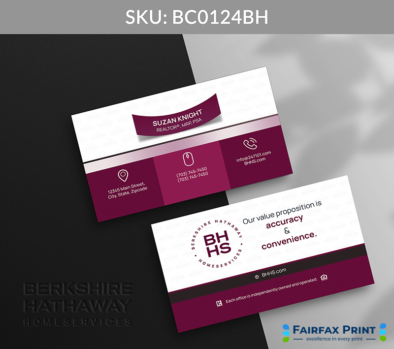 Realtors Fairfax Print for Berkshire Hathaway - BC0124BH - Style 12