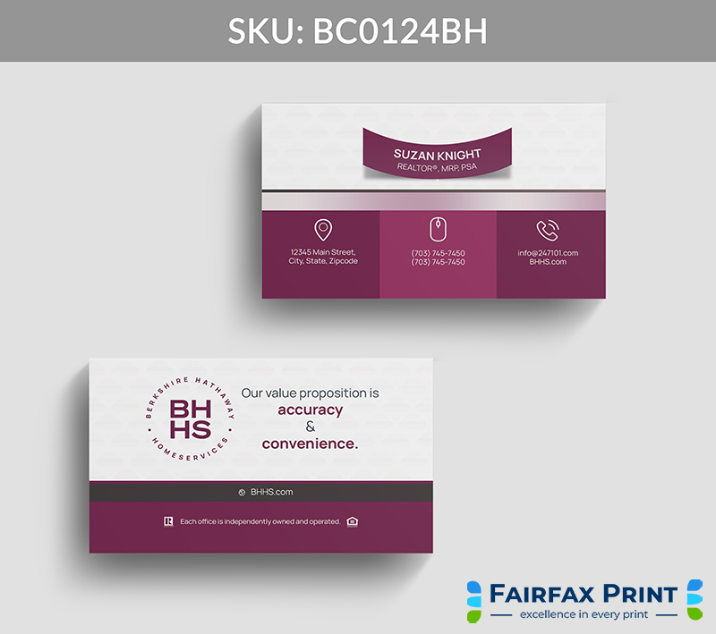 Realtors Fairfax Print for Berkshire Hathaway - BC0124BH - Style 22
