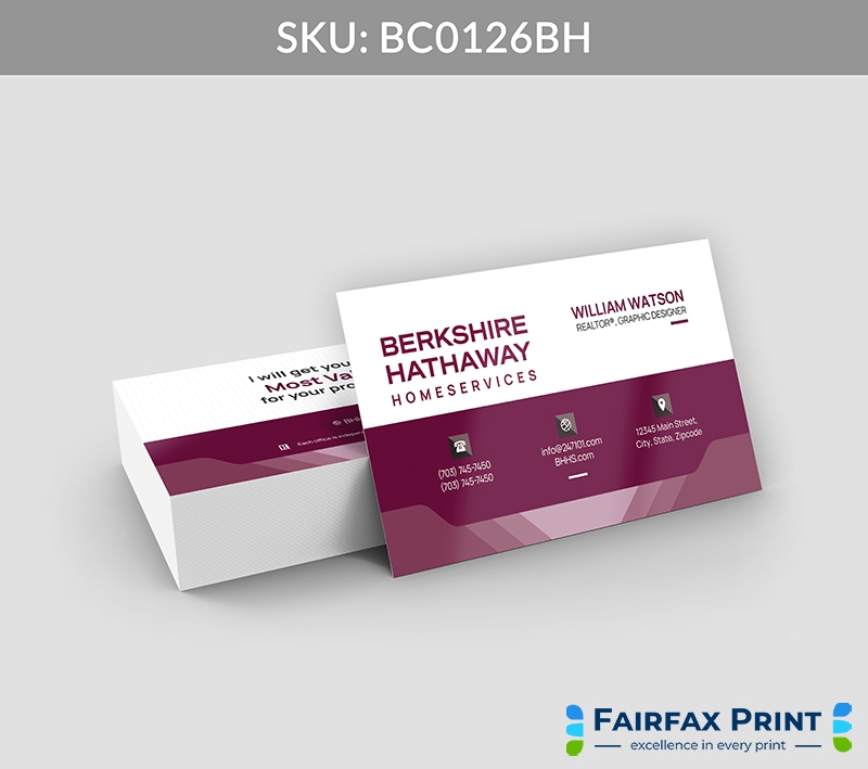Realtors Fairfax Print for Berkshire Hathaway - BC0126BH - Style 21