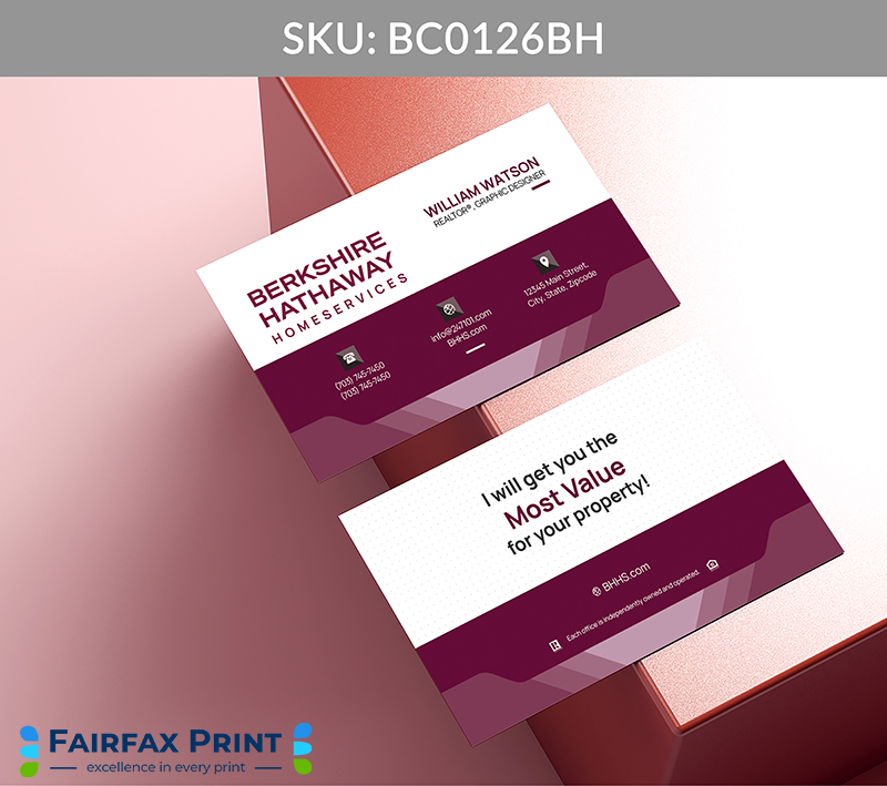 Realtors Fairfax Print for Berkshire Hathaway - BC0126BH - Style 5