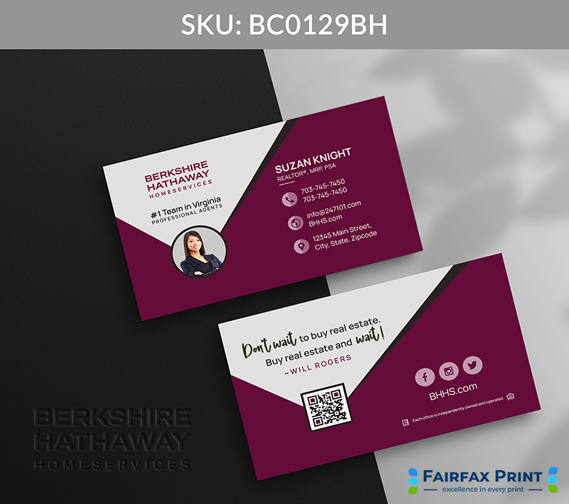 Realtors Fairfax Print for Berkshire Hathaway - BC0129BH - Style 12
