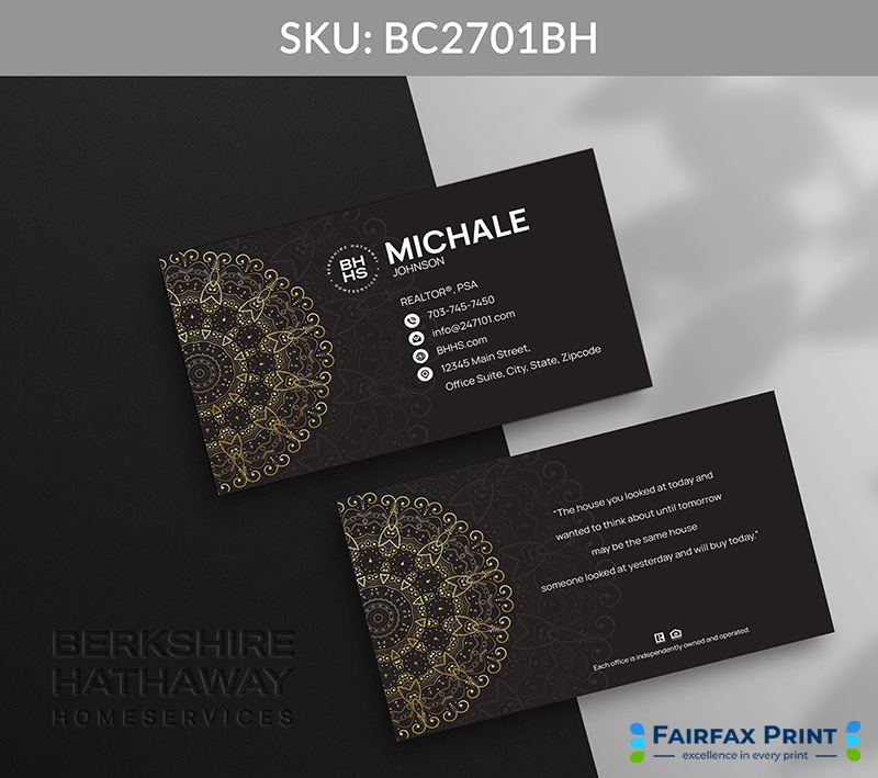 Realtors Fairfax Print for Berkshire Hathaway - BC2701BH - Style 12