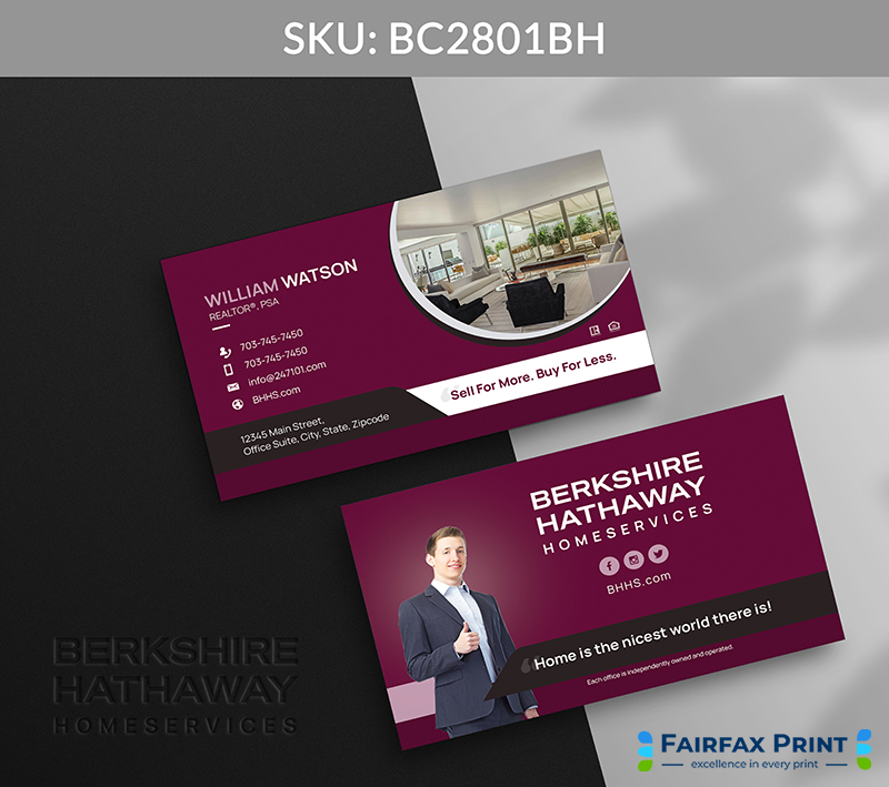 Realtors Fairfax Print for Berkshire Hathaway - BC2801BH - Style 12