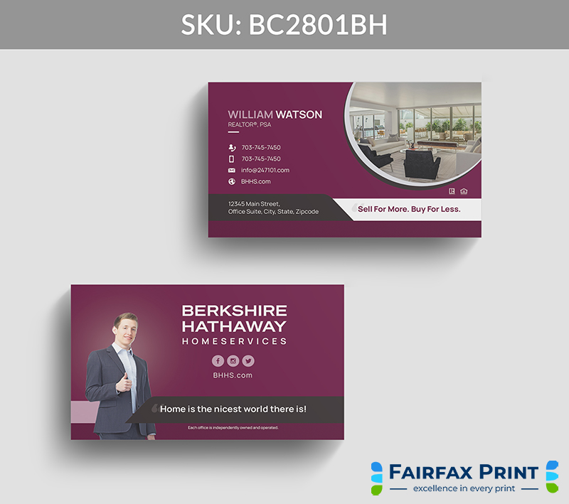 Realtors Fairfax Print for Berkshire Hathaway - BC2801BH - Style 22