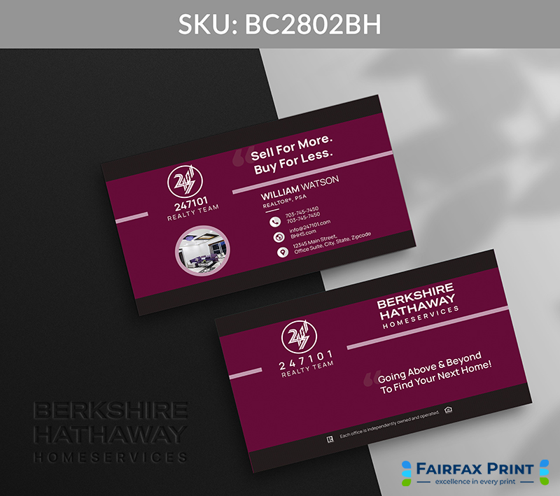 Realtors Fairfax Print for Berkshire Hathaway - BC2802BH - Style 12