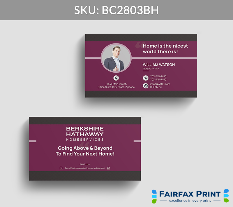 Realtors Fairfax Print for Berkshire Hathaway - BC2803BH - Style 22