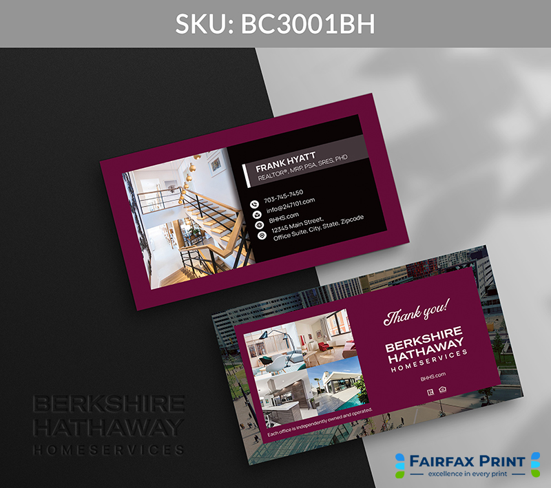 Realtors Fairfax Print for Berkshire Hathaway - BC3001BH - Style 12
