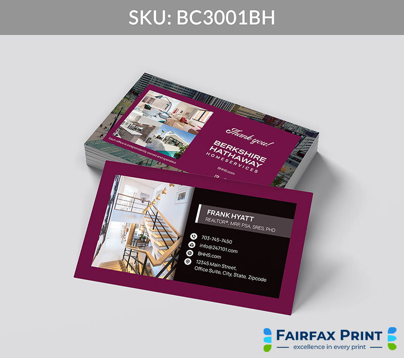 Realtors Fairfax Print for Berkshire Hathaway - BC3001BH - Style 24