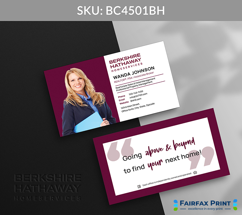 Realtors Fairfax Print for Berkshire Hathaway - BC4501BH - Style 12