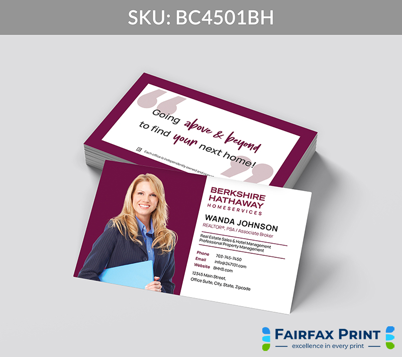 Realtors Fairfax Print for Berkshire Hathaway - BC4501BH - Style 24