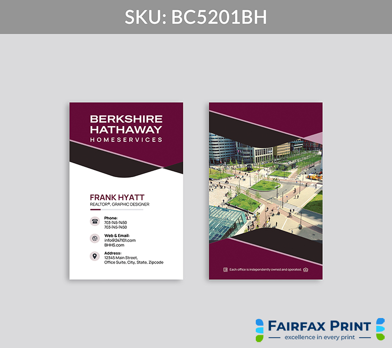 Realtors Fairfax Print for Berkshire Hathaway - BC5201BH - Style 28