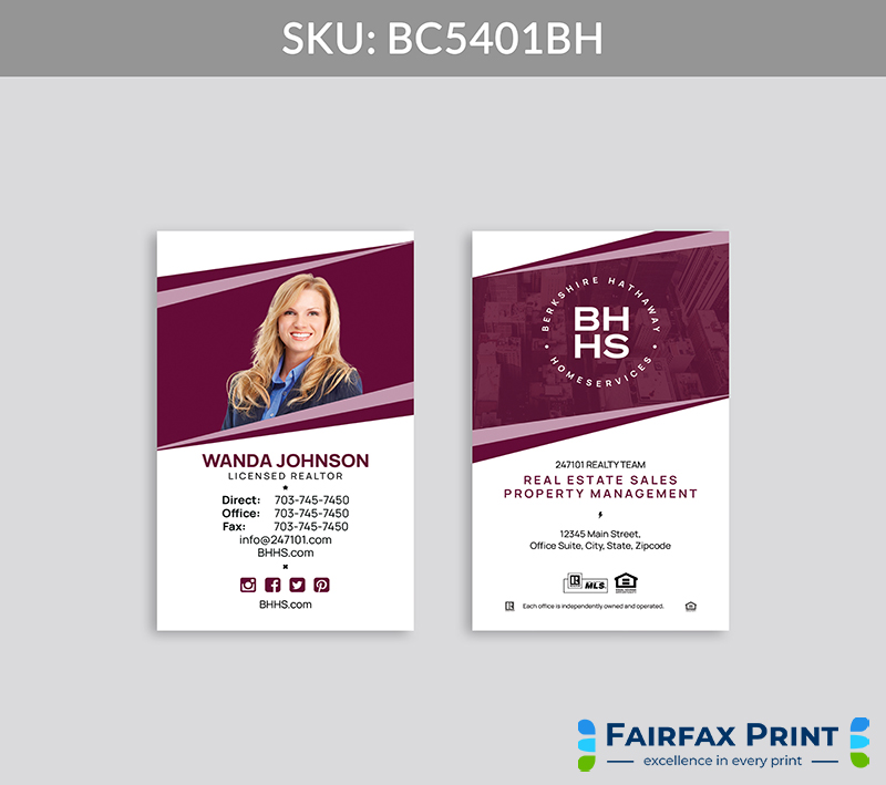 Realtors Fairfax Print for Berkshire Hathaway - BC5401BH - Style 28
