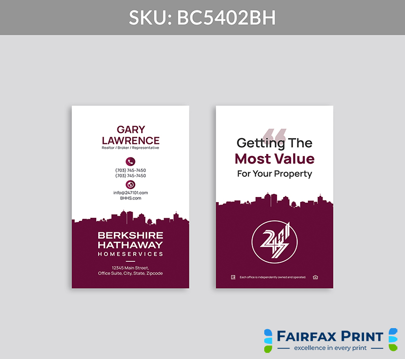 Realtors Fairfax Print for Berkshire Hathaway - BC5402BH - Style 28