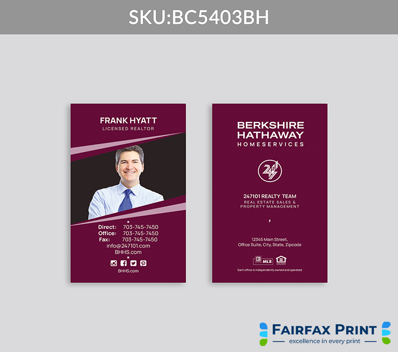 Realtors Fairfax Print for Berkshire Hathaway - BC5403BH - Style 28