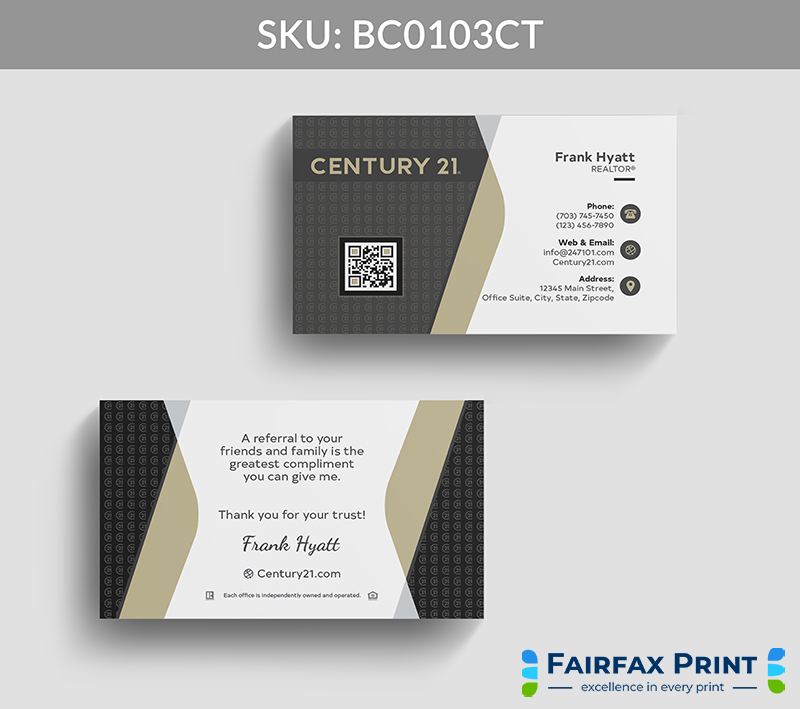 Realtors Fairfax Print for Century 21 - BC0103CT - Style 22