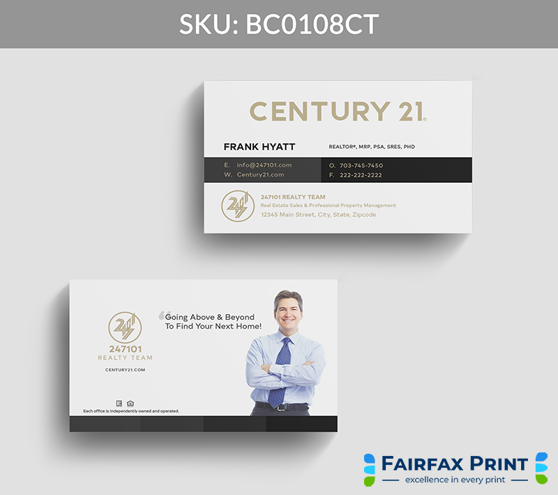 Realtors Fairfax Print for Century 21 - BC0108CT - Style 22
