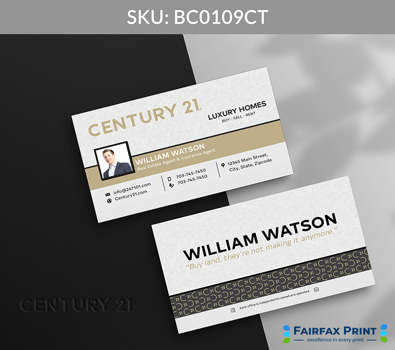 Realtors Fairfax Print for Century 21 - BC0109CT - Style 12