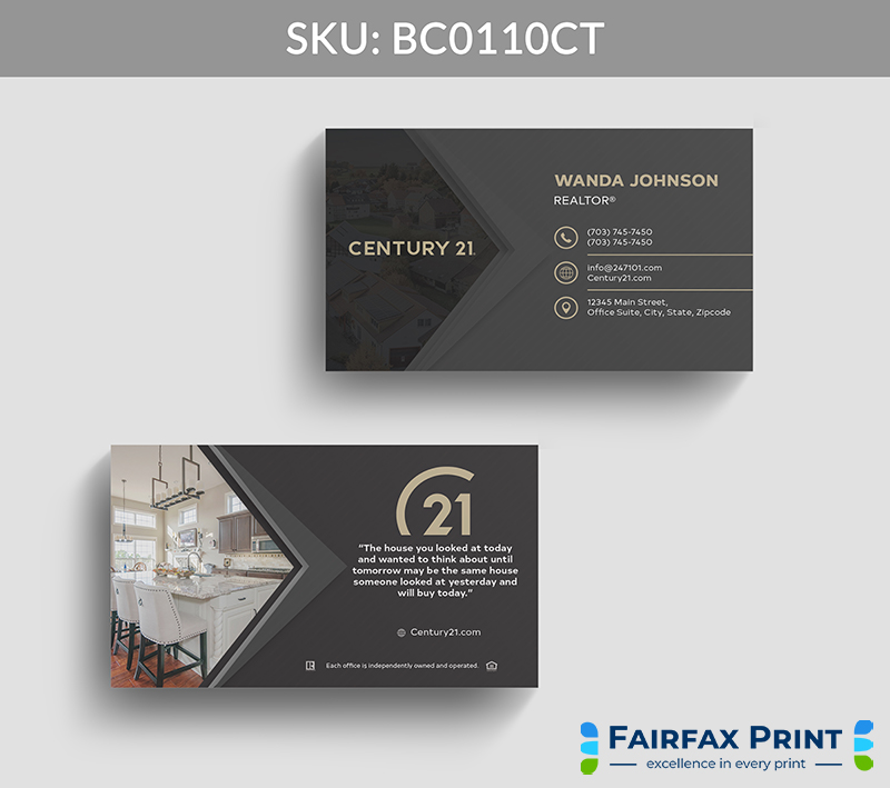 Realtors Fairfax Print for Century 21 - BC0110CT - Style 22