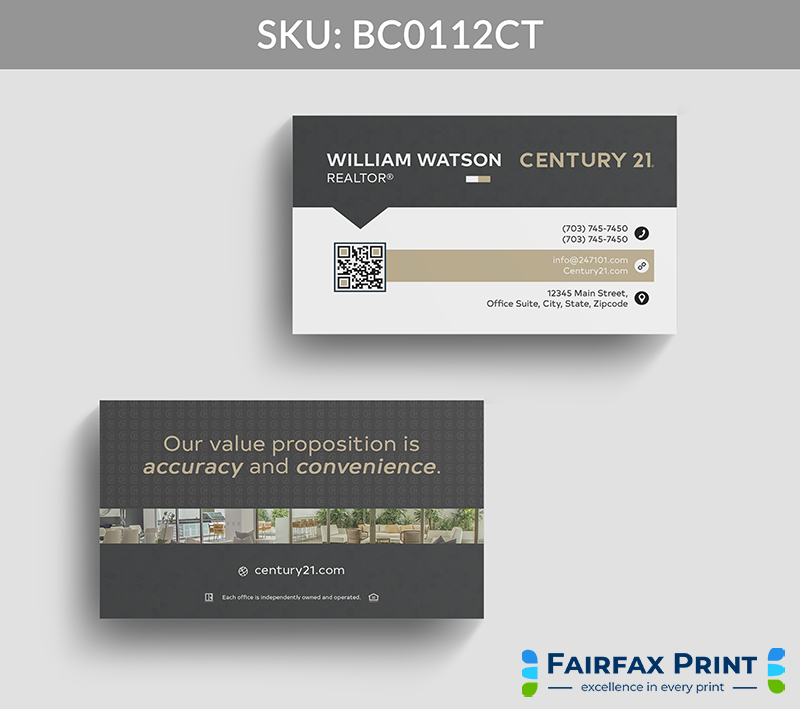 Realtors Fairfax Print for Century 21 - BC0112CT - Style 22