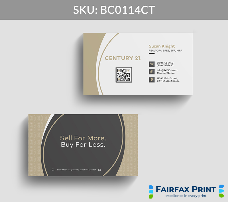 Realtors Fairfax Print for Century 21 - BC0114CT - Style 22