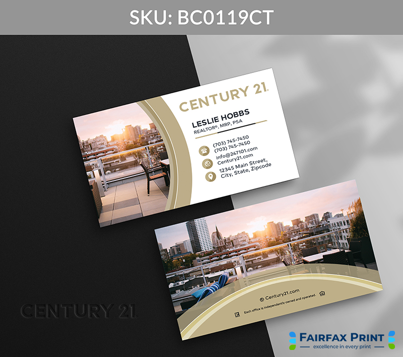 Realtors Fairfax Print for Century 21 - BC0119CT - Style 12