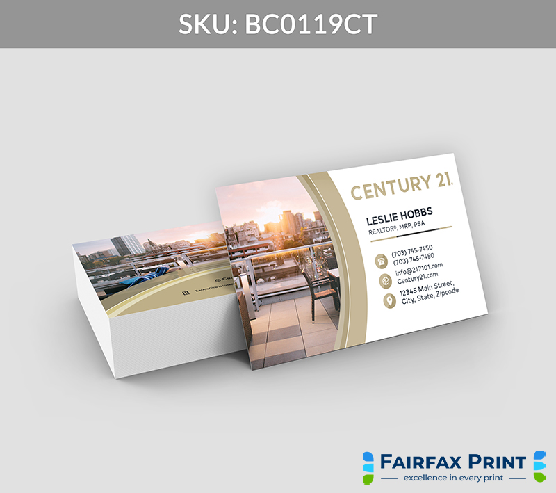 Realtors Fairfax Print for Century 21 - BC0119CT - Style 21