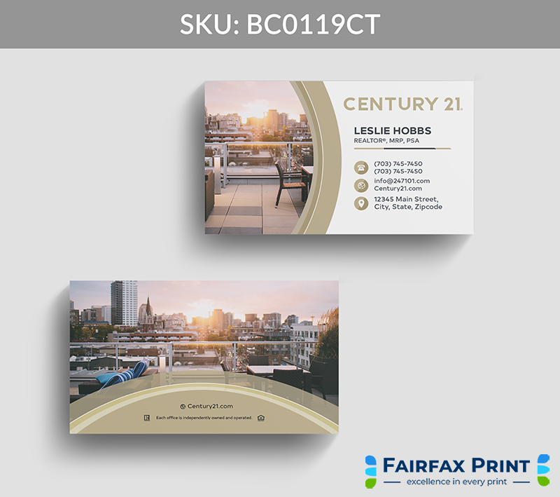 Realtors Fairfax Print for Century 21 - BC0119CT - Style 22
