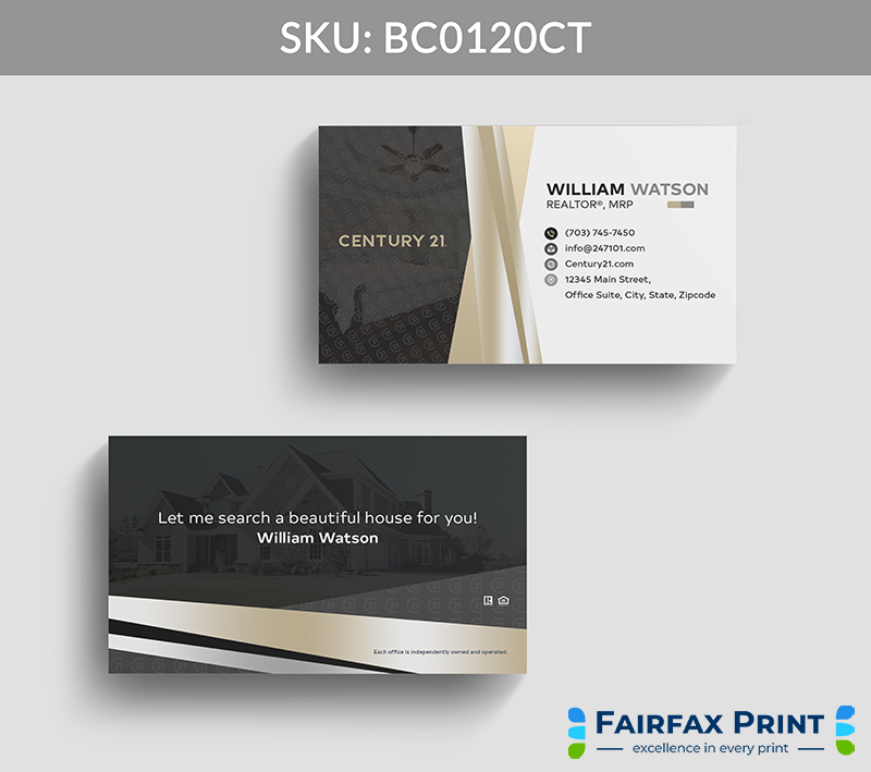 Realtors Fairfax Print for Century 21 - BC0120CT - Style 22
