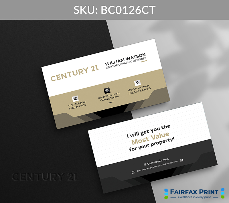 Realtors Fairfax Print for Century 21 - BC0126CT - Style 12