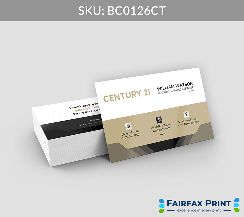 Realtors Fairfax Print for Century 21 - BC0126CT - Style 21