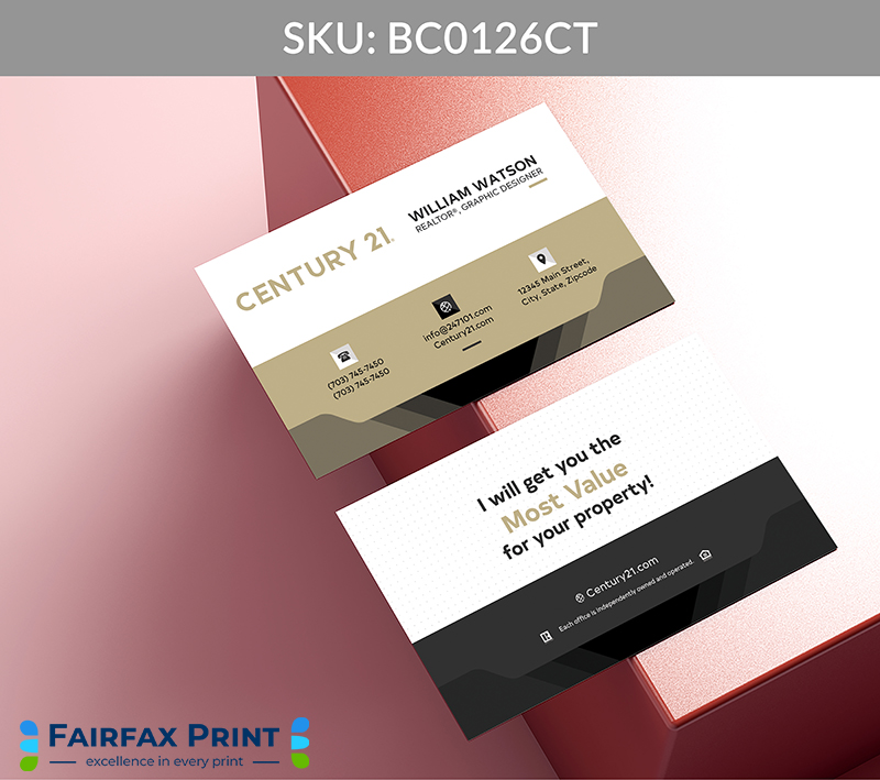 Realtors Fairfax Print for Century 21 - BC0126CT - Style 5