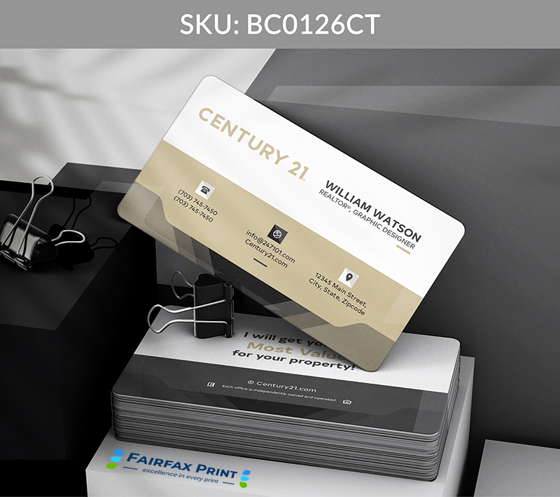 Realtors Fairfax Print for Century 21 - BC0126CT - Style 8