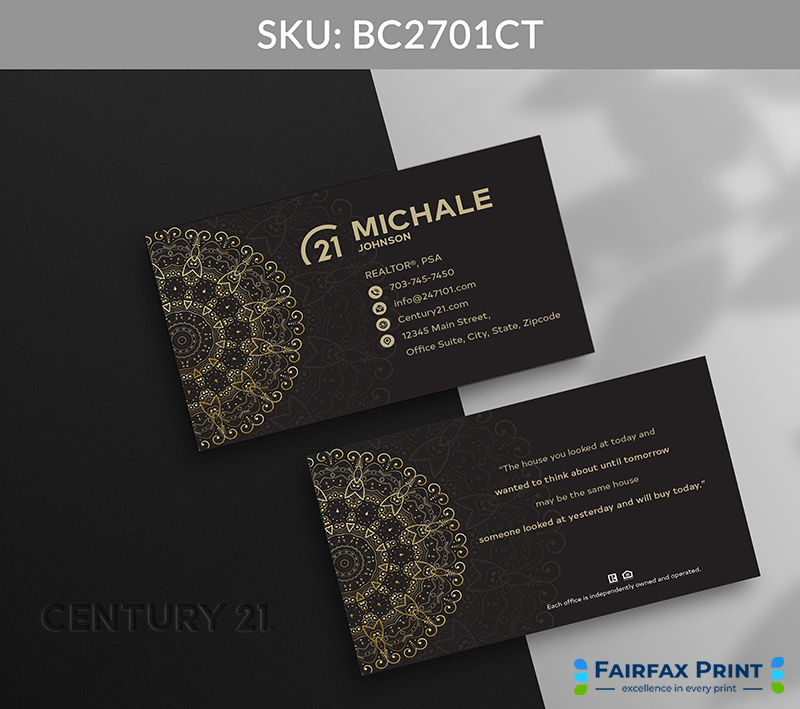 Realtors Fairfax Print for Century 21 - BC2701CT - Style 12