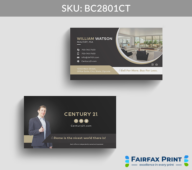Realtors Fairfax Print for Century 21 - BC2801CT - Style 22