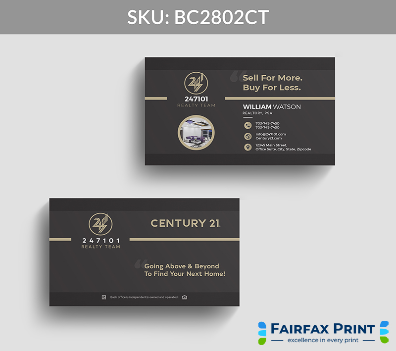 Realtors Fairfax Print for Century 21 -BC2802CT - Style 22