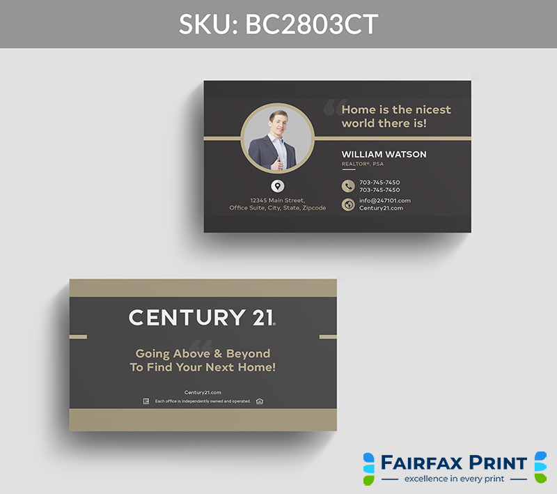 Realtors Fairfax Print for Century 21 - BC2803CT - Style 22