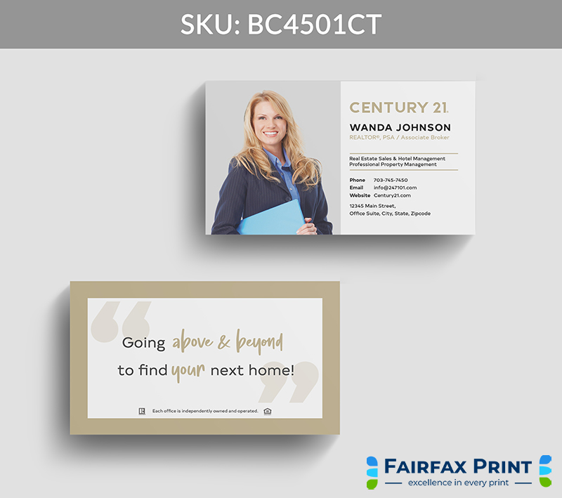 Realtors Fairfax Print for Century 21 - BC4501CT - Style 22